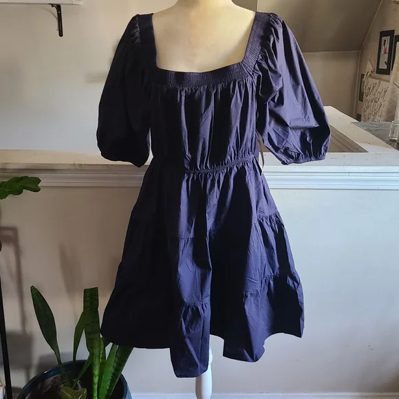 Altar'd State | Dresses | Nwt Altard State Arula Navy Blue Dress Size X